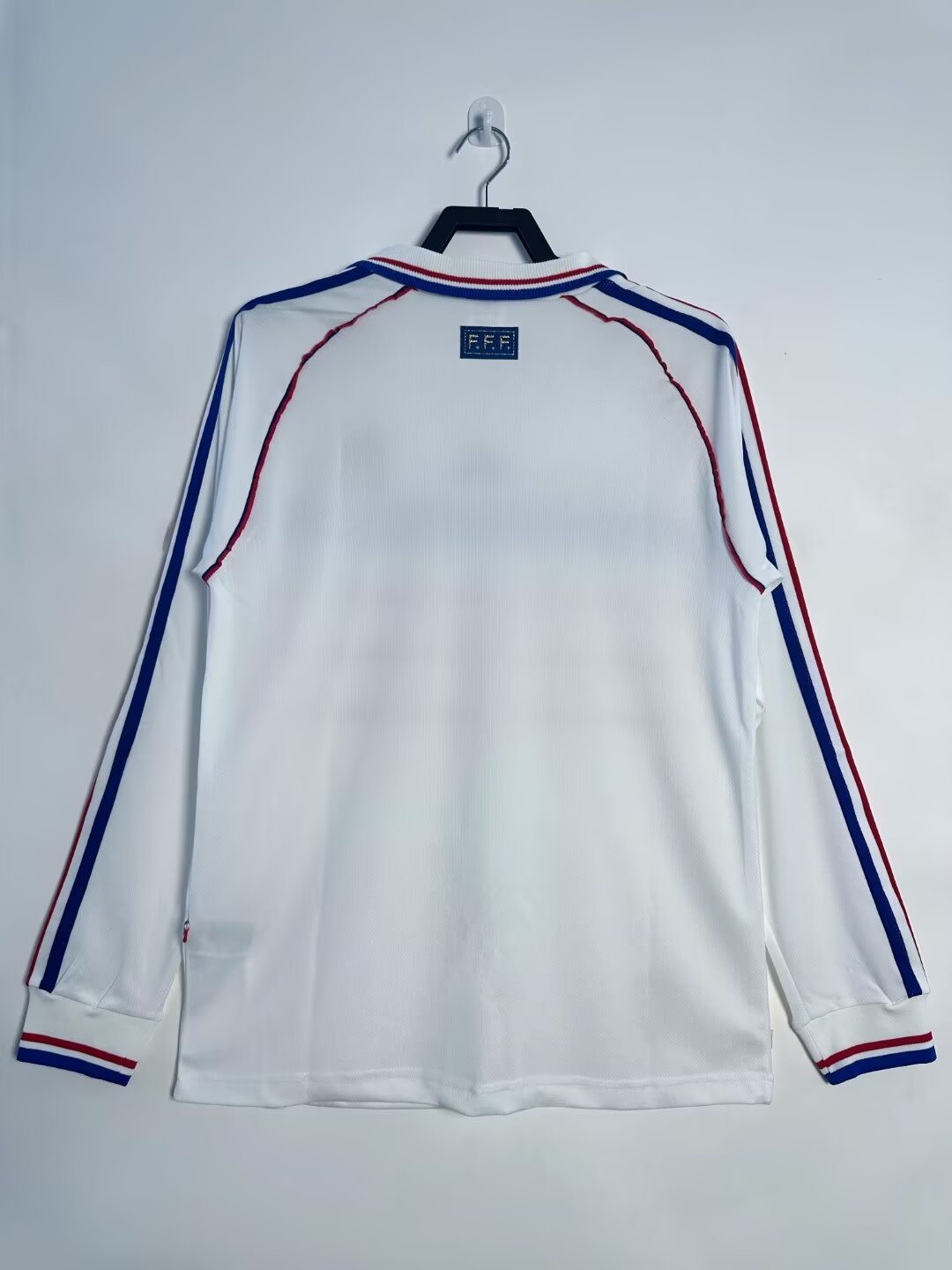 1998 France Away Long Sleeve Retro Jersey