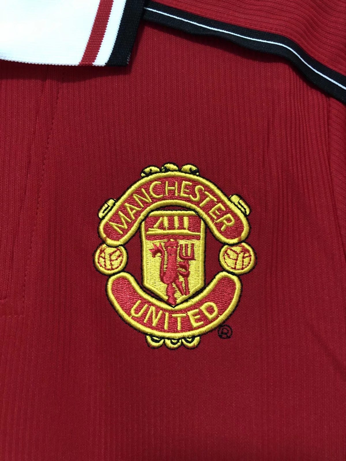 1998 Manchester United Home Long Sleeve Retro Jersey