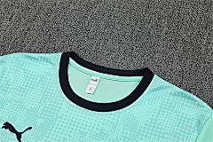 2025-26 Marseille Blue Short Sleeve Training Jersey