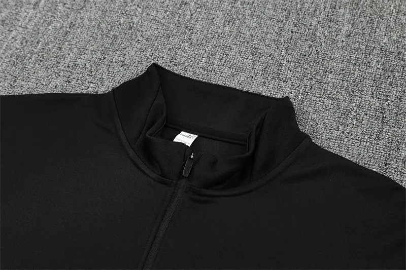 2025-26 Manchester City Black Half-Zip Training Jersey