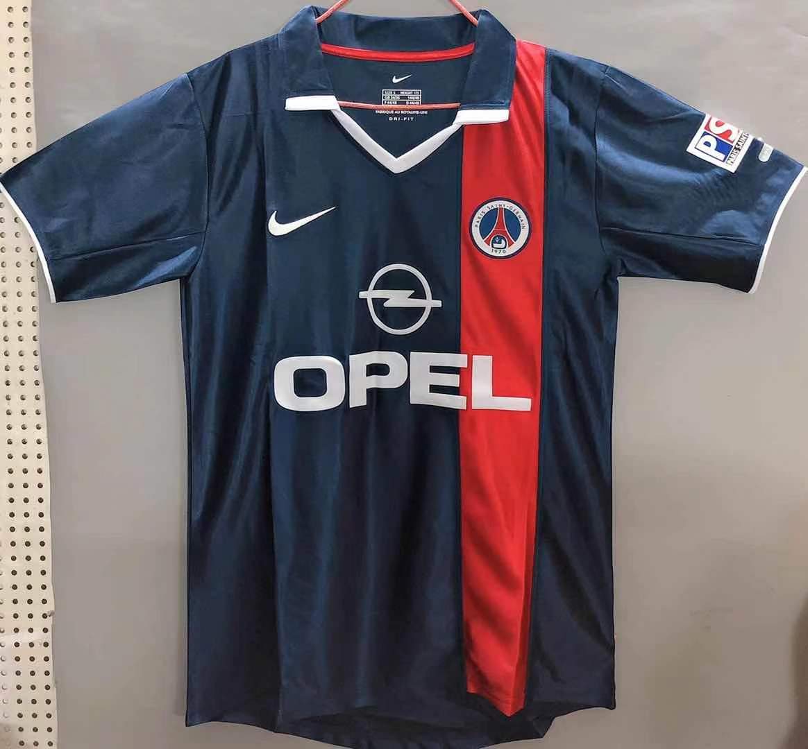 2001 Paris home retro jersey