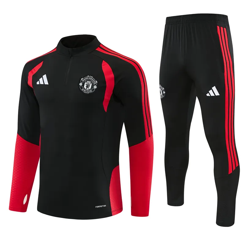 2026-27 Manchester United Black Half-Zip Training Kit