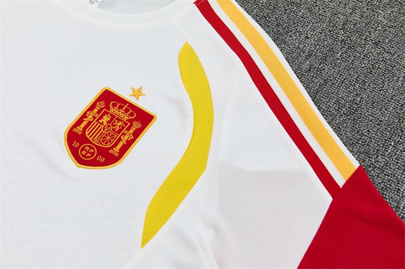 2026-27 Spain White Short-Sleeve Training Jersey