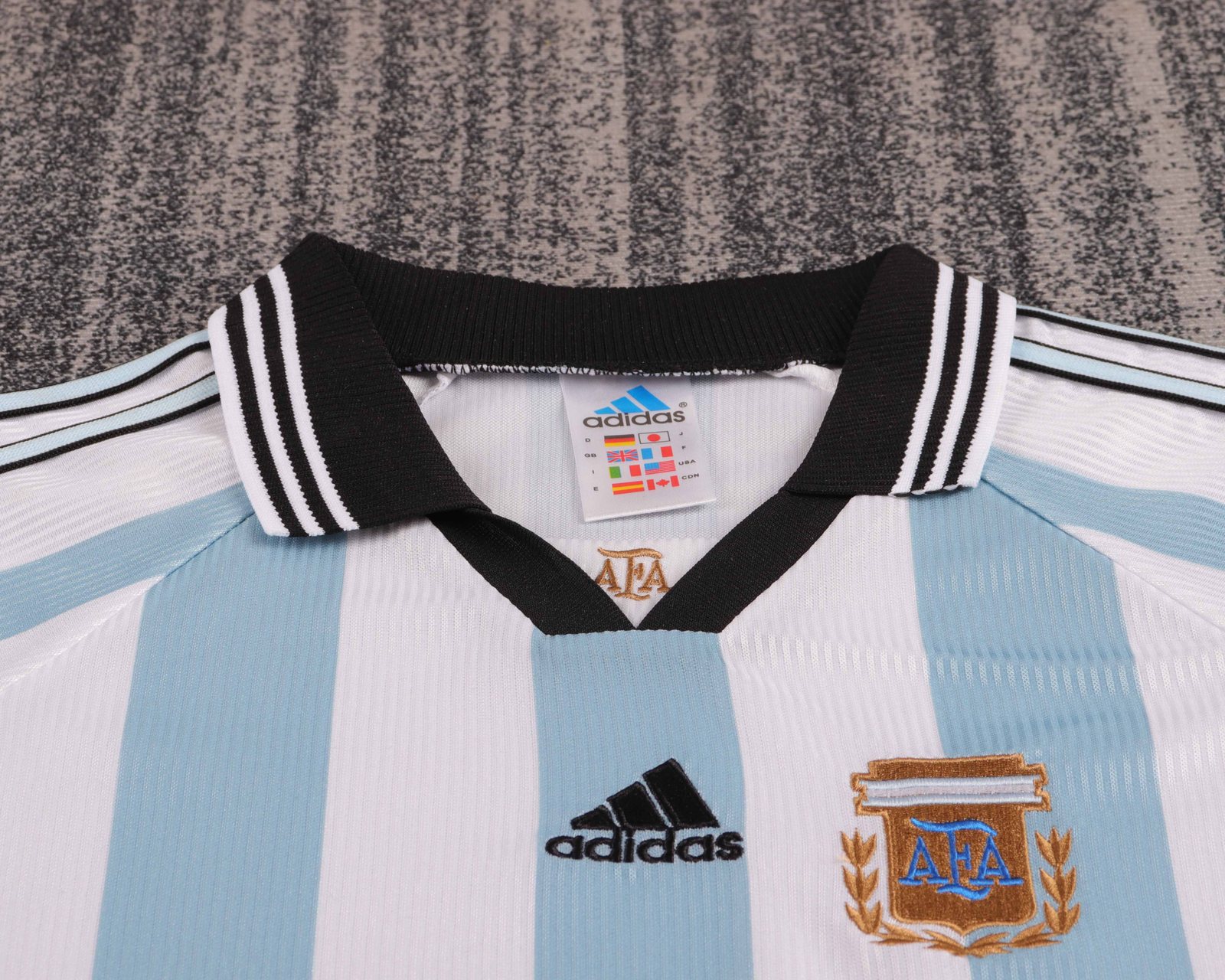 1998 Argentina Home Retro Shirt - Kids