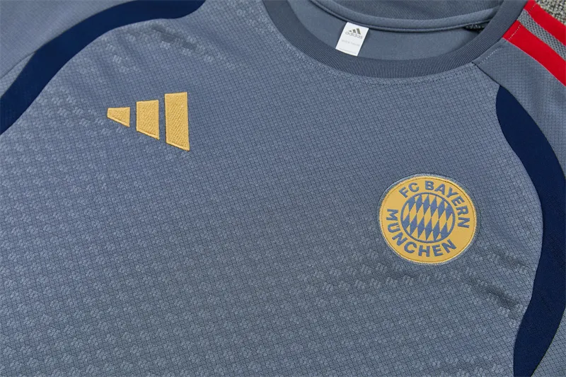 2026-27 Bayern Munich Dark Grey Short-Sleeve Training Jersey