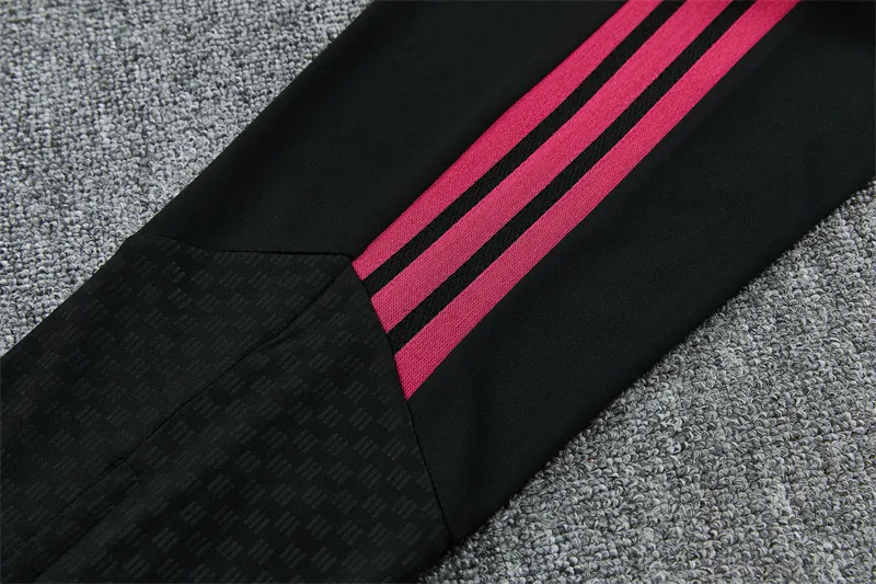 2026-27 Real Madrid Black Half-Zip Training Jersey