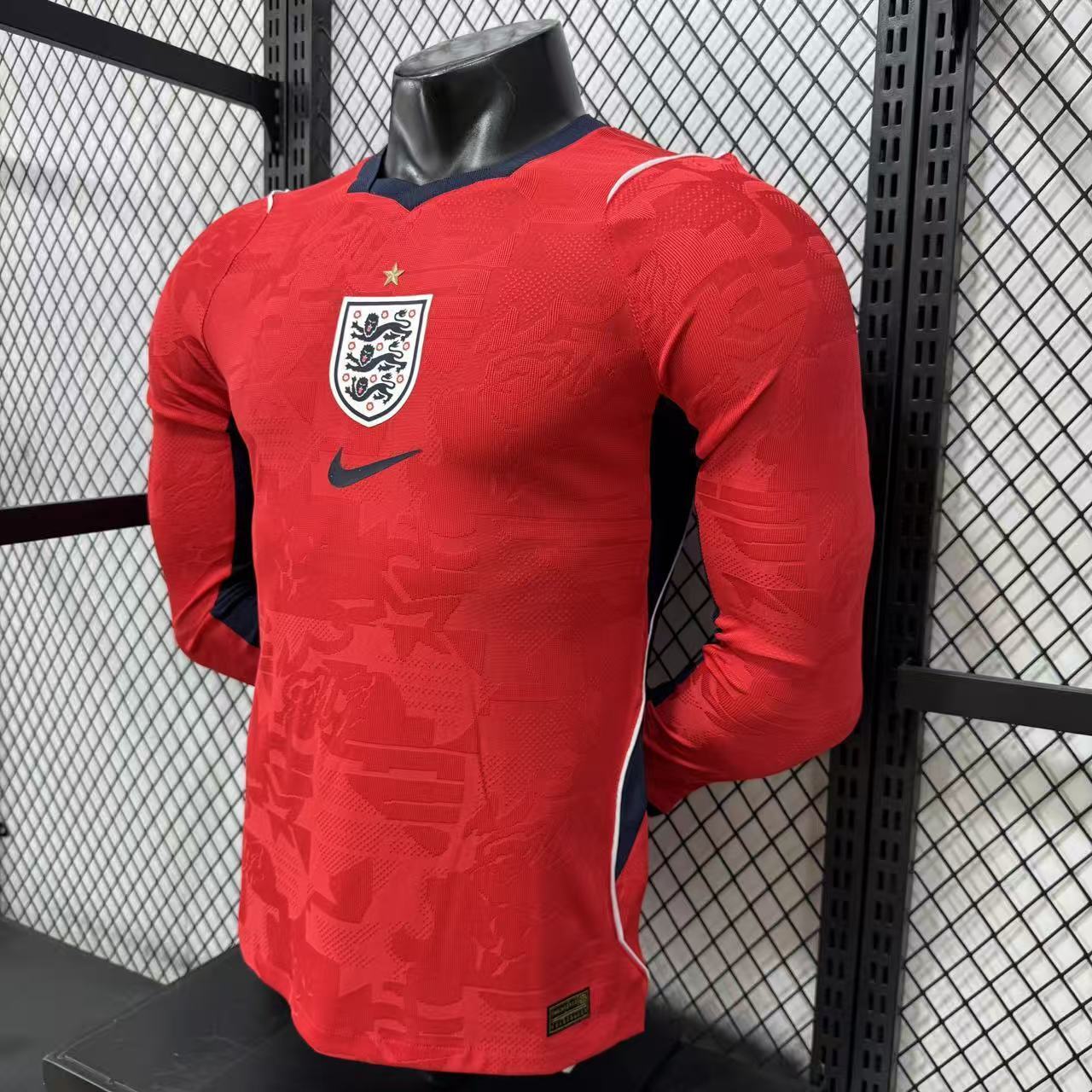 2026 England Away Long-Sleeve Jersey – Player Version
