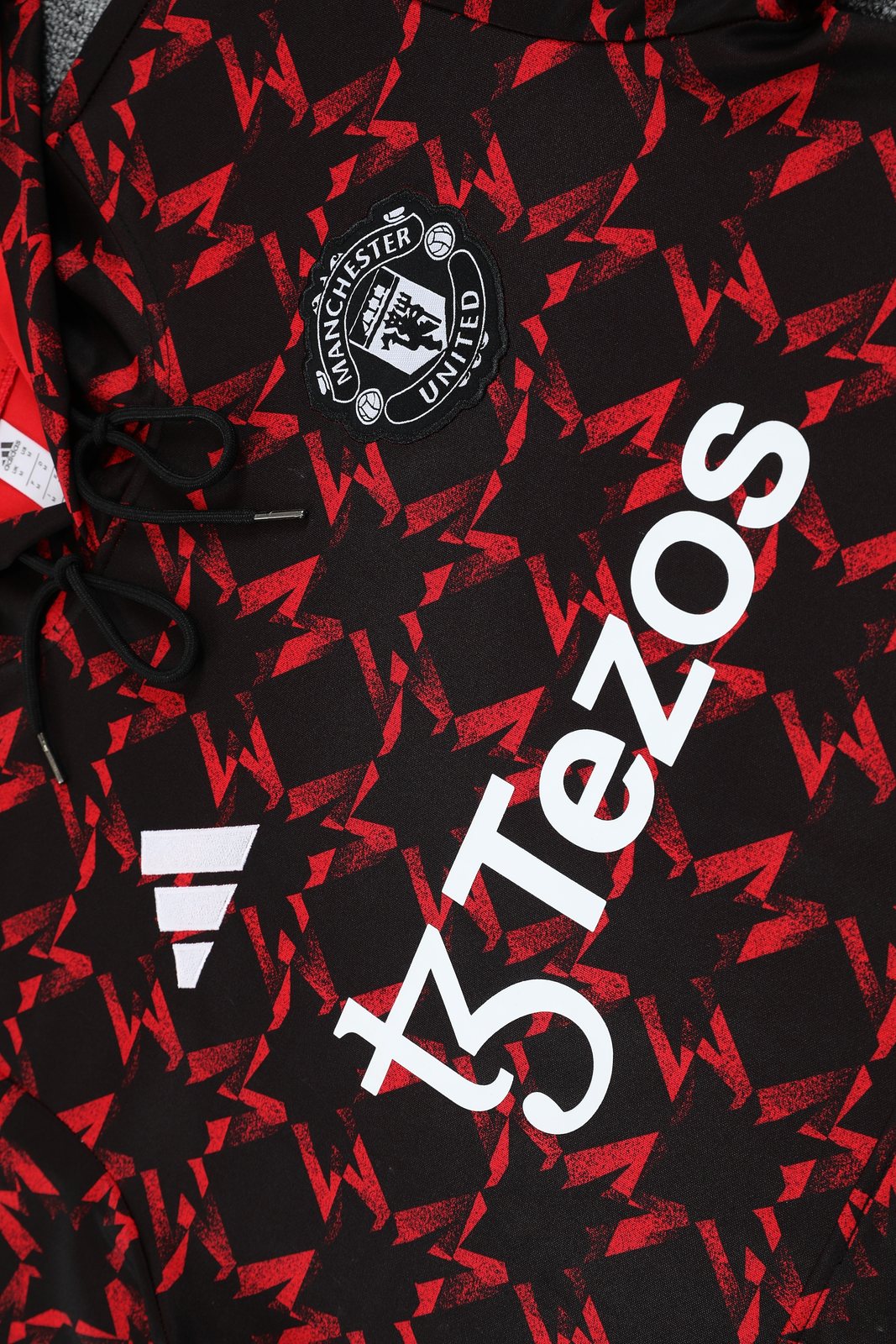 2025-26 Manchester United Red Training Hooded Jersey