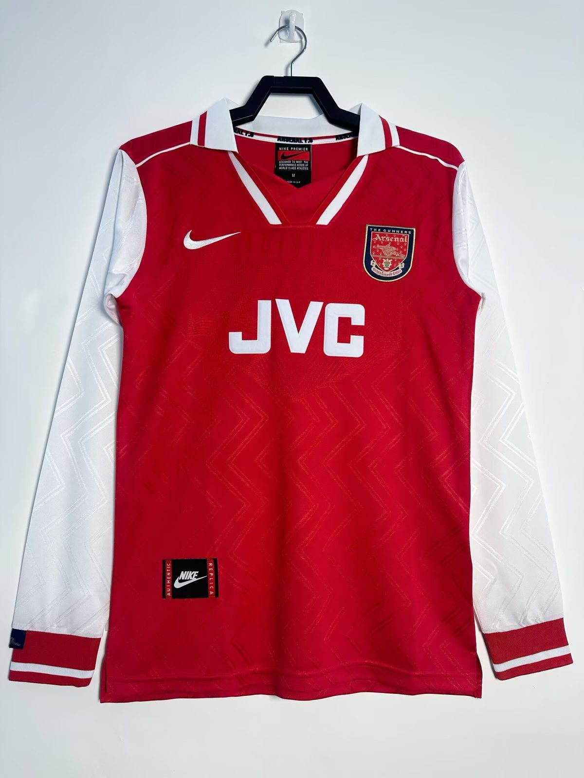 1996-97 Arsenal Home Long Sleeve Retro Shirt