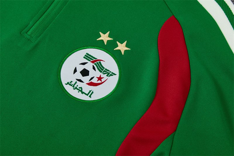 2026-27 Algeria Green Half-Zip Training Jersey