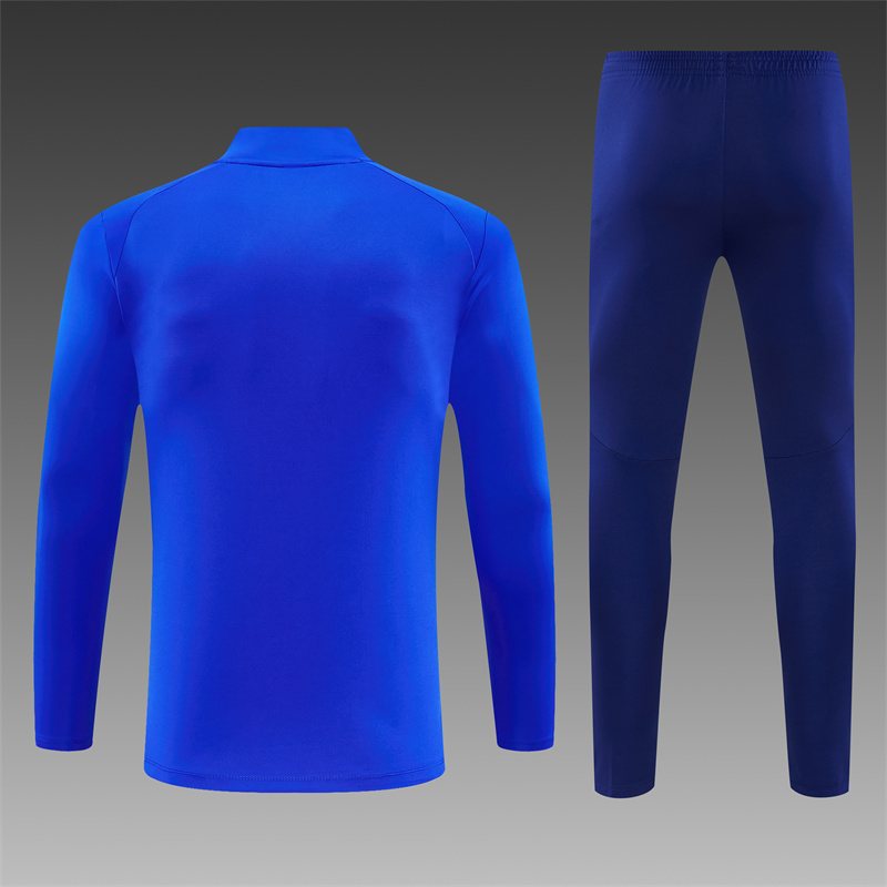 2026-27 Marseille Blue Half-Zip Training Jersey