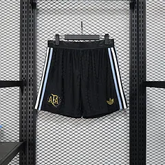 2025-26 Argentina Black Shorts Jersey - Player Edition