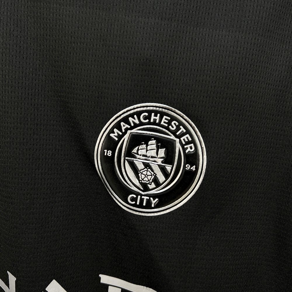 2025-26 Manchester City Away Long-Sleeve Kit – Fan Edition