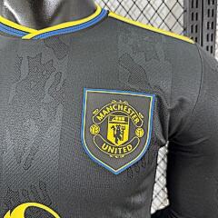 2025-26 Manchester United Away Long Sleeve Shirt - Player Edition