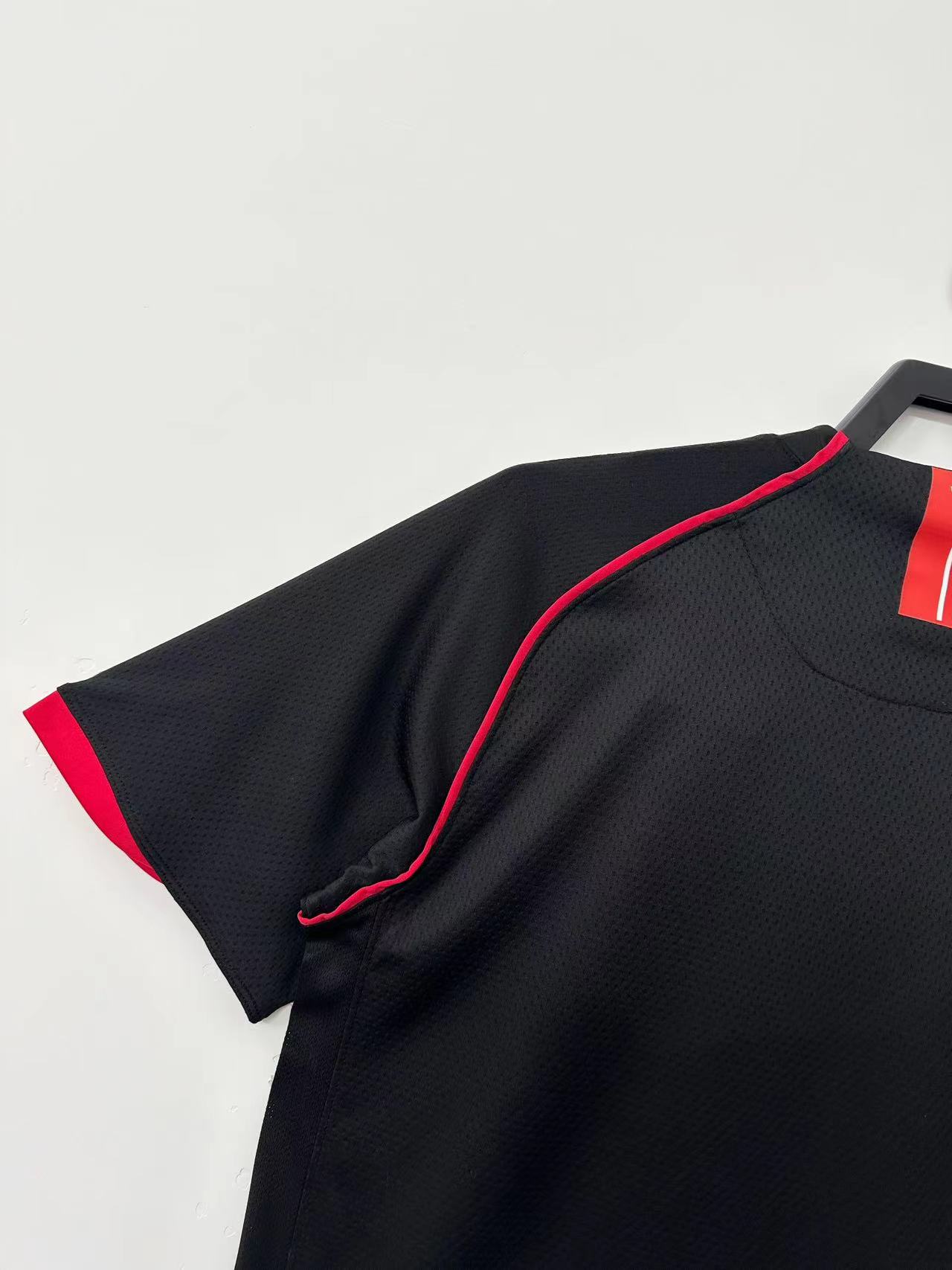 2007-08 Manchester United Away Black Retro Shirt