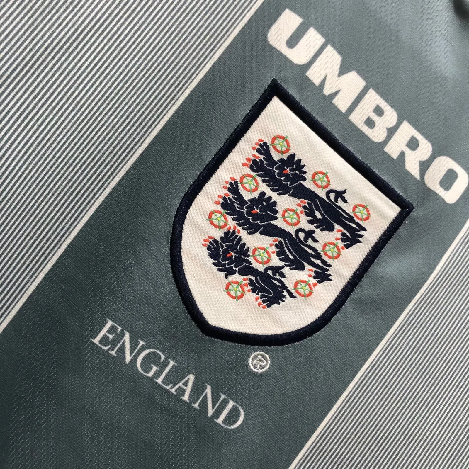 1996 England Away Retro Kit