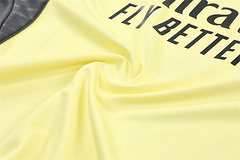 2025-26 Real Madrid Yellow Half-Pull Training Jersey