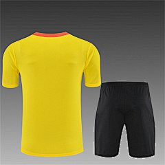 2025-26 Brazil yellow short-sleeved training jersey