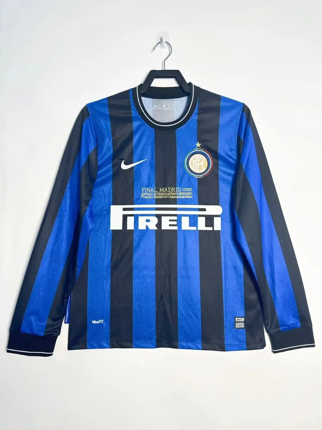 2010 Inter Milan Home Long Sleeve Retro Jersey