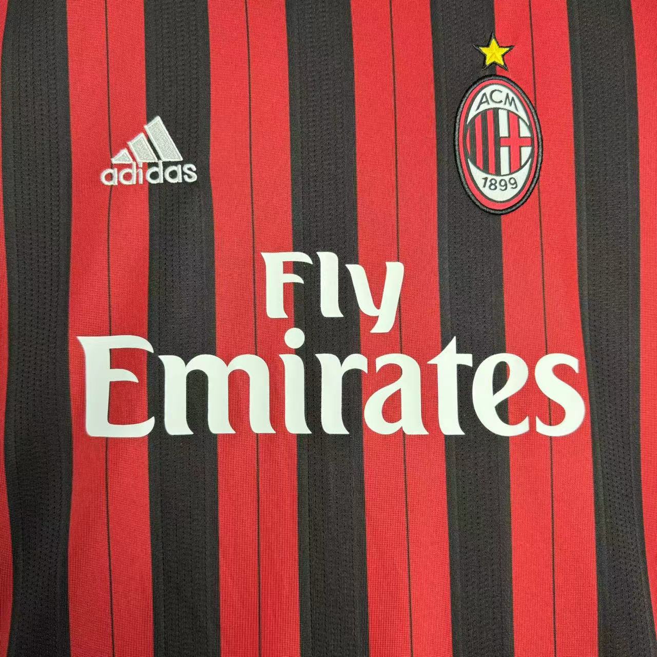 2013-14 AC Home Long Sleeve Retro Jersey