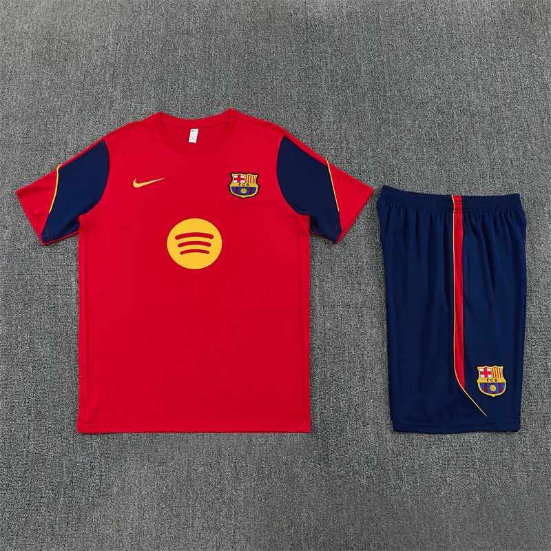 2026-27 Barcelona Red Short-Sleeve Training Jersey