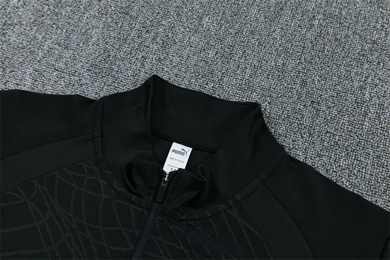 2026-27 AC Milan Black Half-Zip Long-Sleeve Training Jersey