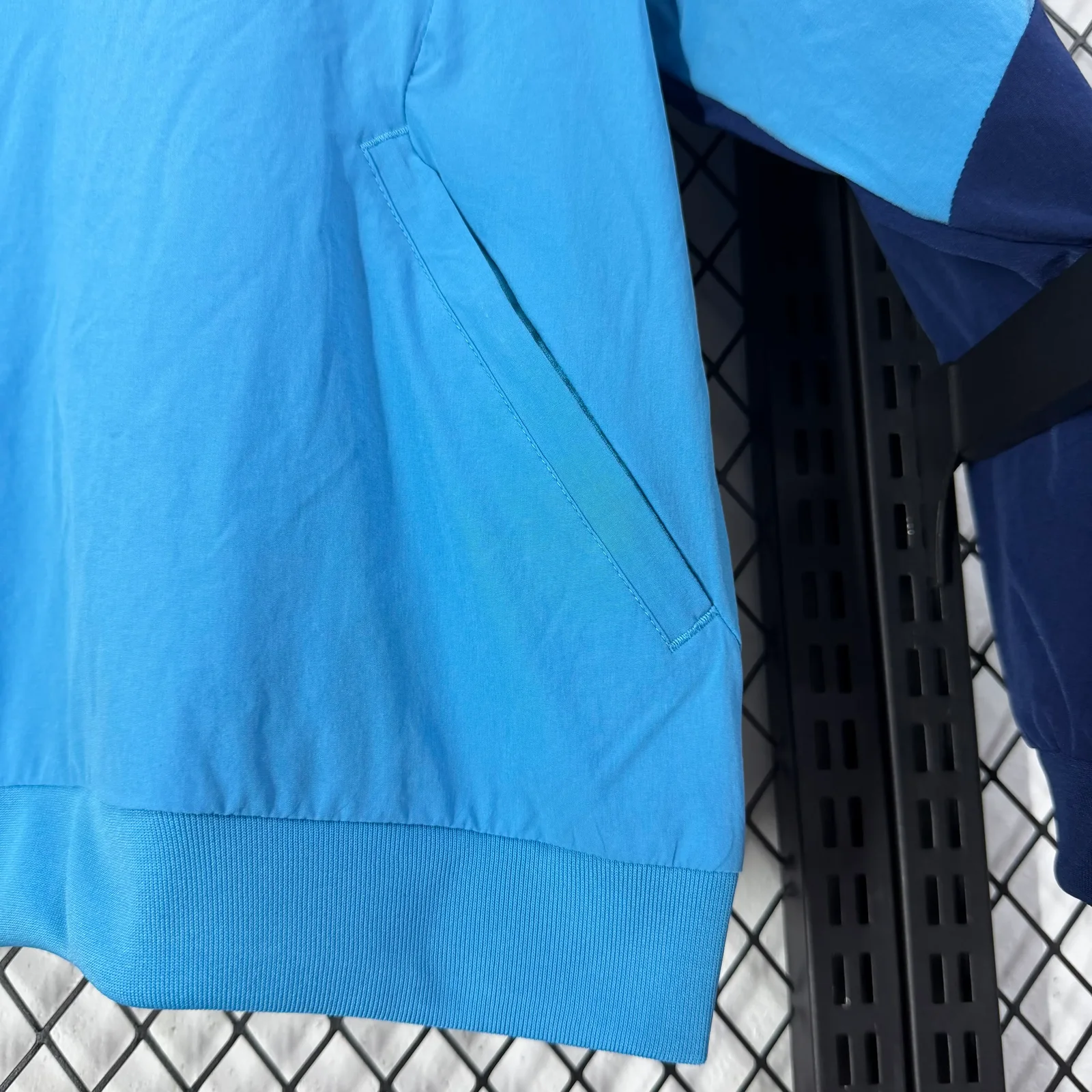 2026-27 Spain Sky Blue Waterproof Windbreaker