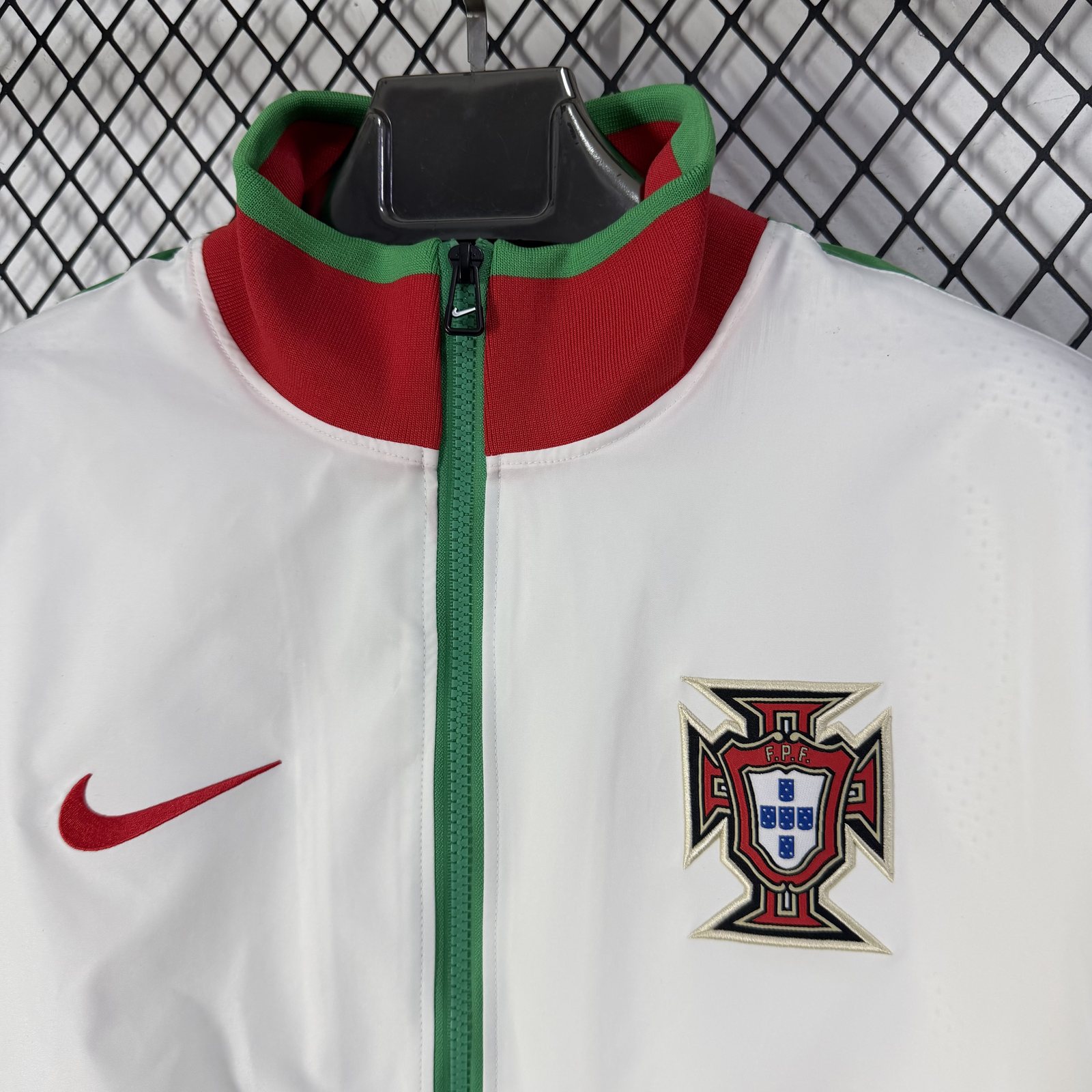 2026-27 Portugal Light White Waterproof Training Windbreaker