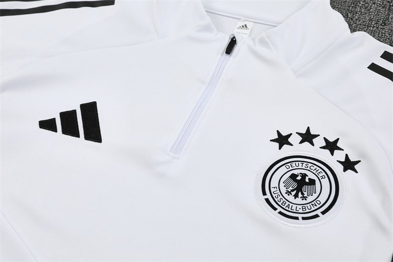 2025-26 Germany White Half-Zip Training Jersey