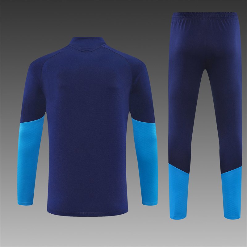 2026-27 Spain Royal Blue Half-Zip Training Jersey