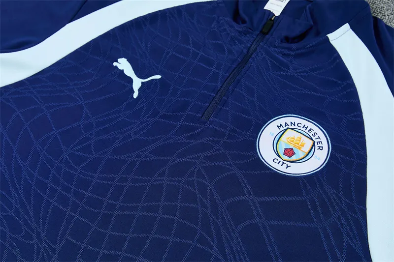 2026-27 Manchester City Royal Blue Half-Zip Training Jersey