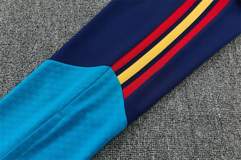 2026-27 Spain Royal Blue Half-Zip Training Jersey
