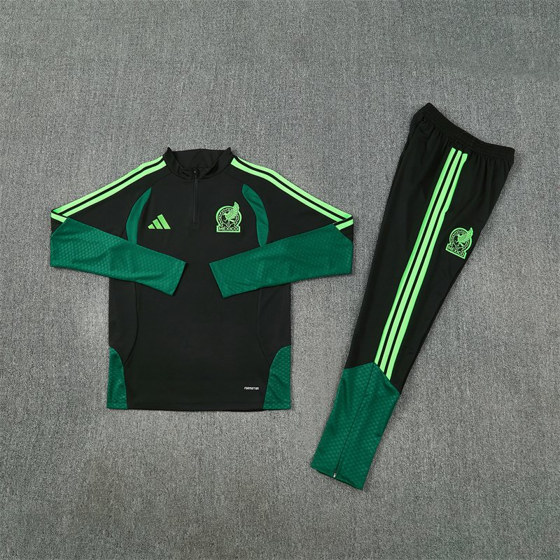 2026-27 Mexico Black Half-Zip Training Jersey