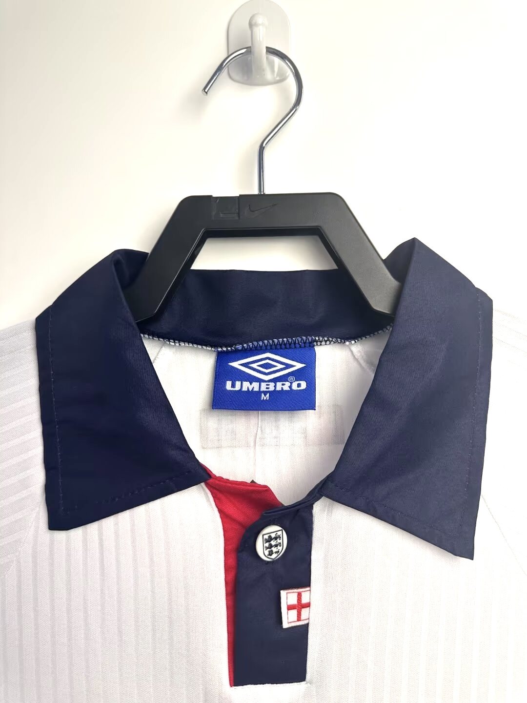 1998 England Home Long Sleeve Retro Jersey