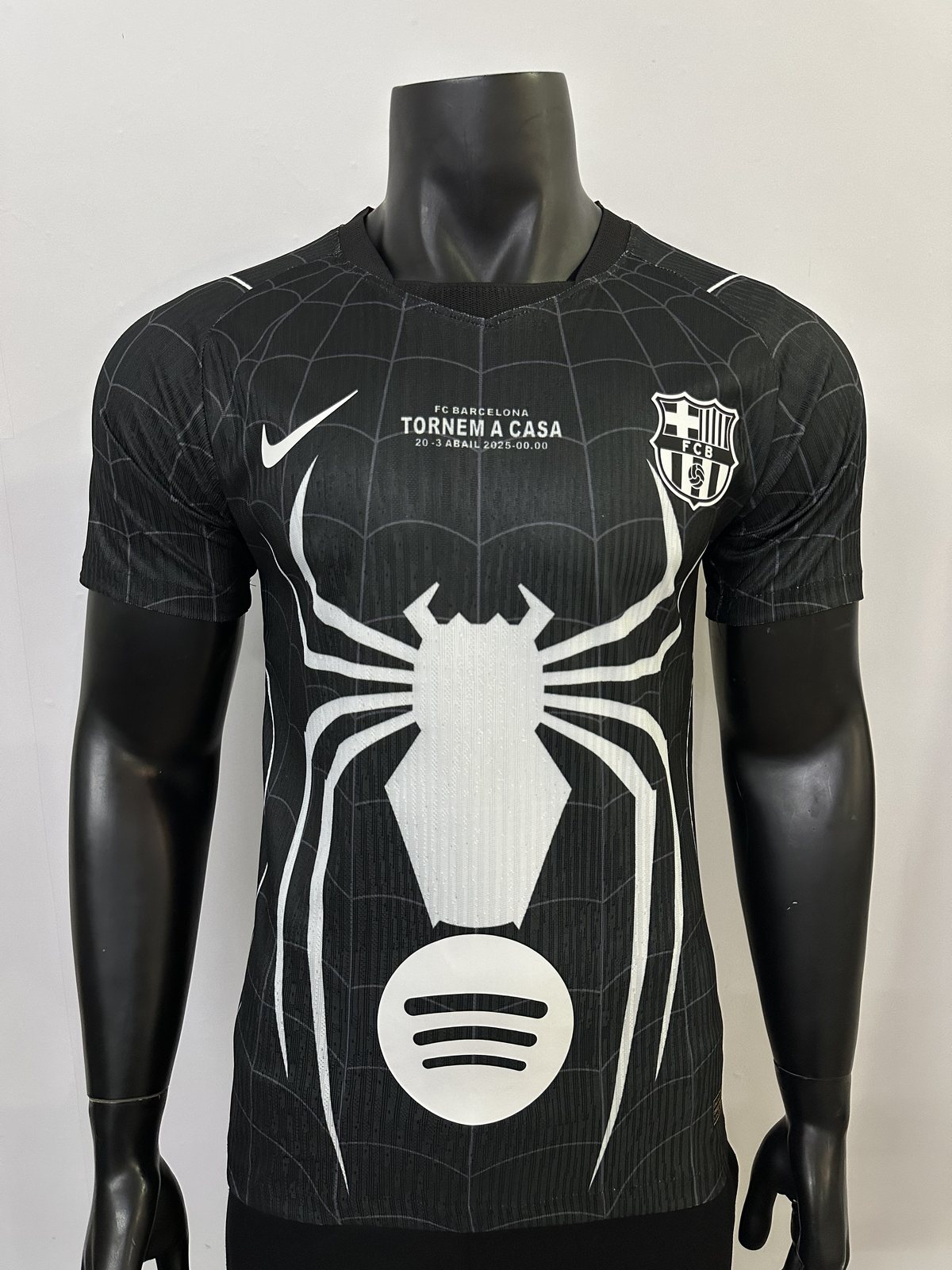 2026-27 FC Barcelona Black Spiders Jersey - Player Edition