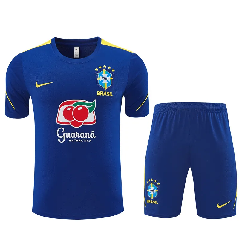 2026-27 Brazil Royal Blue Short-Sleeve Training Jersey