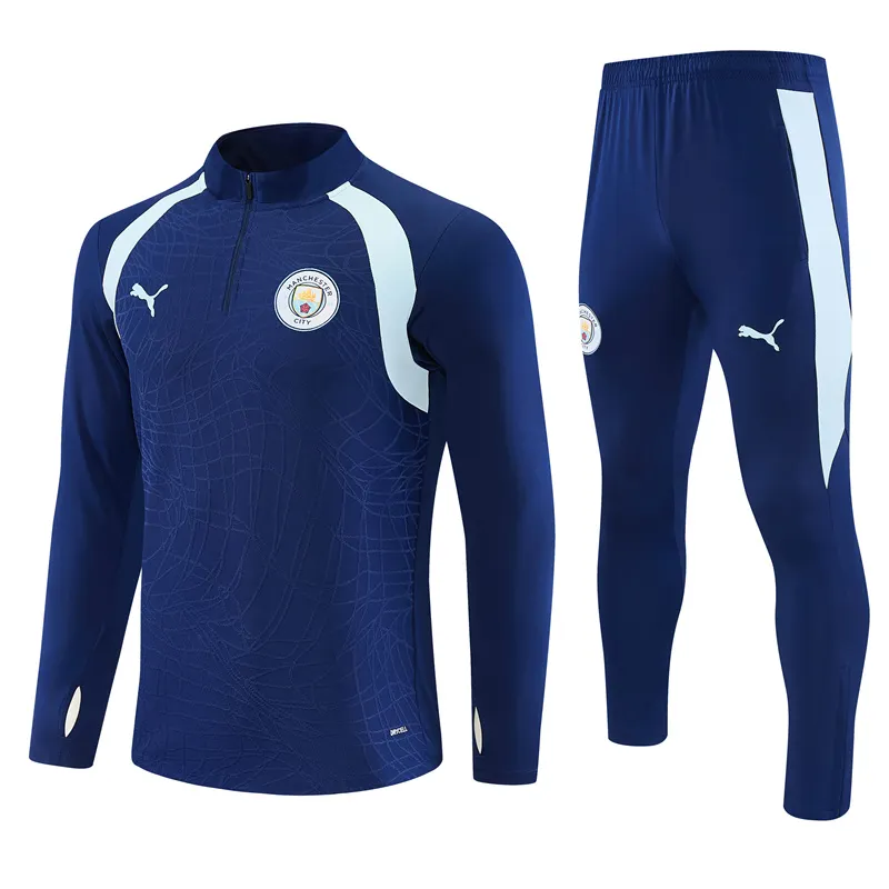 2026-27 Manchester City Royal Blue Half-Zip Training Jersey