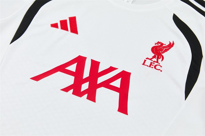 2026-27 Liverpool White Short-Sleeve Training Jersey