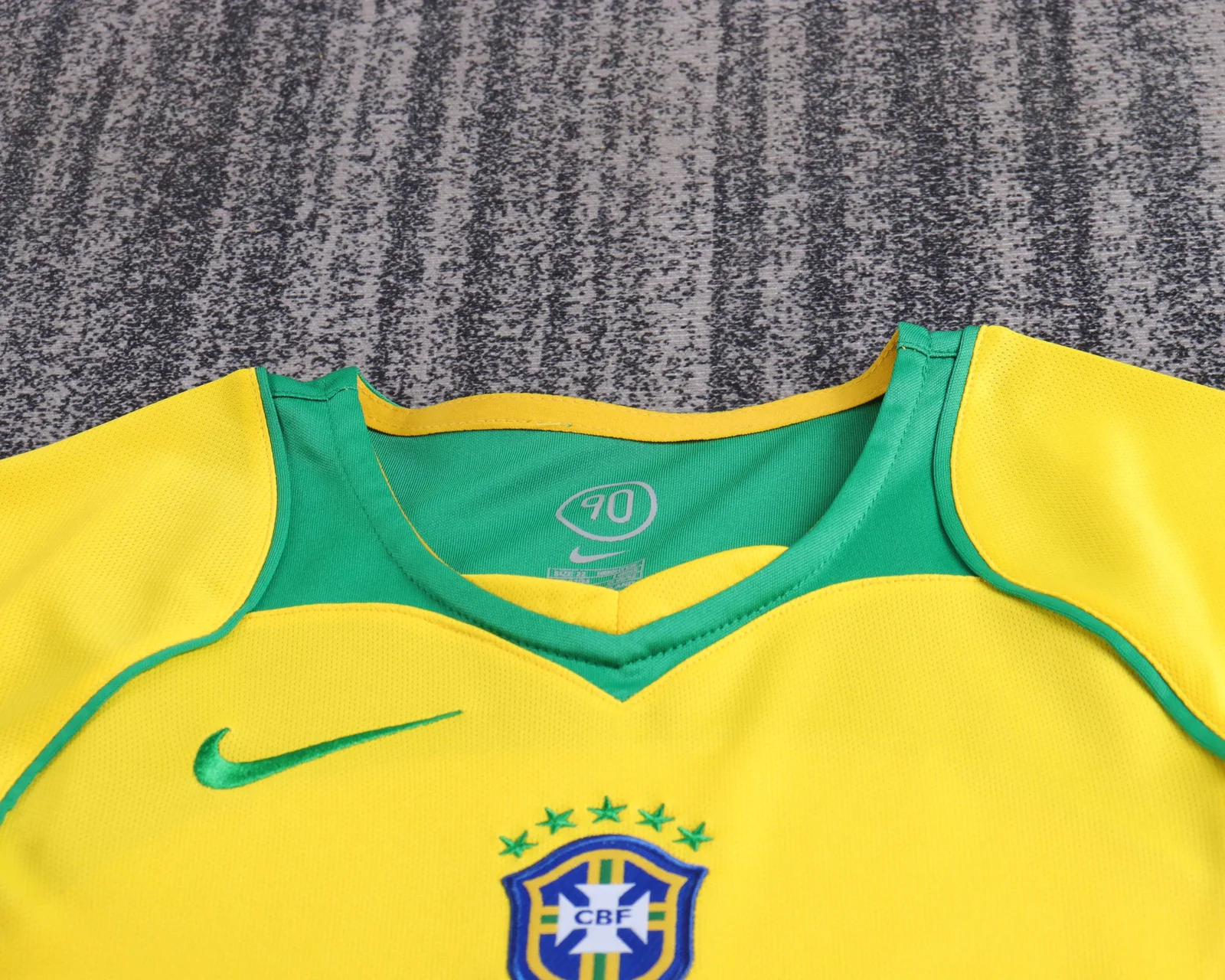 2004 Brazil Home Retro Shirt - Kids Sizes