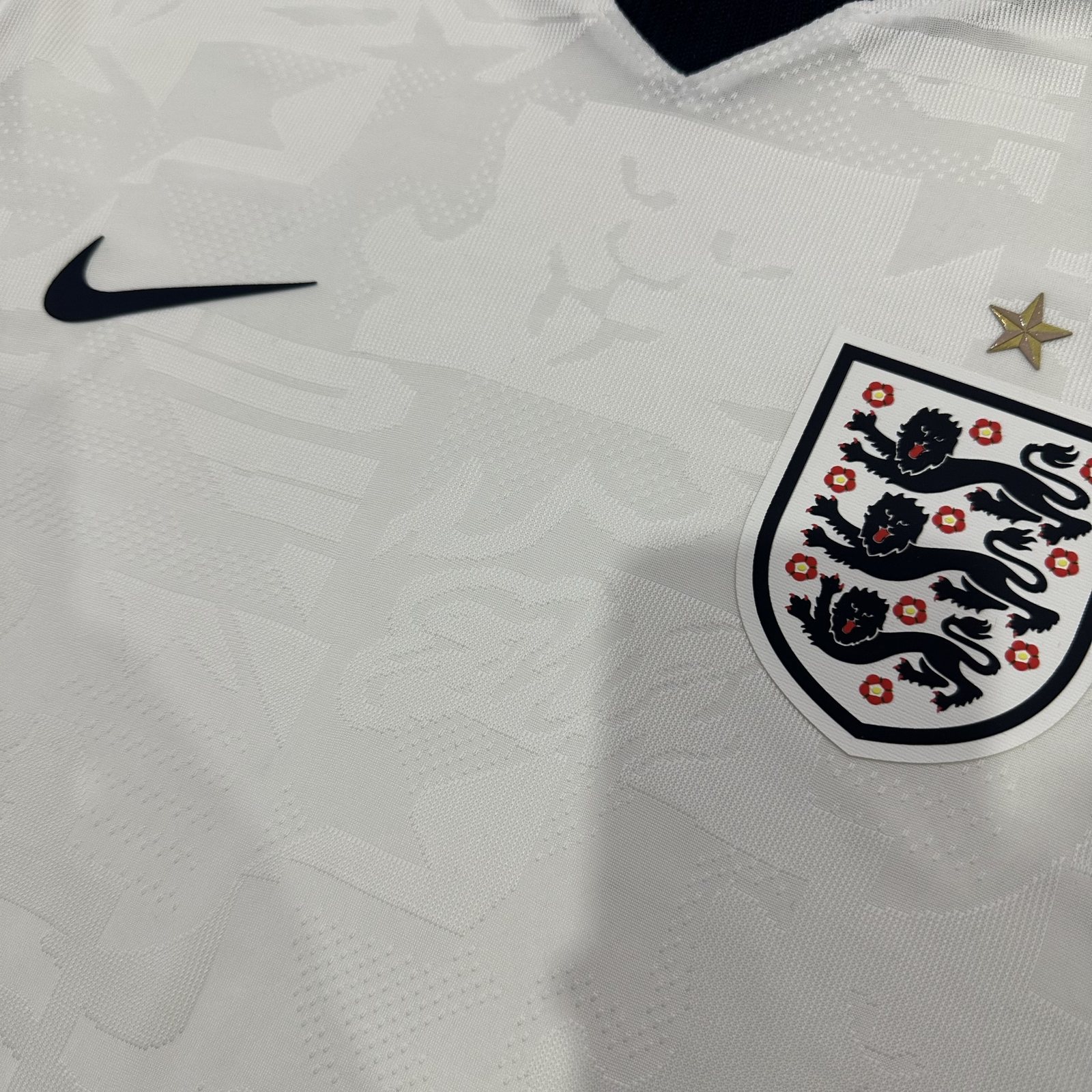 2026-27 England Home Long-Sleeve Jersey - Player Edition