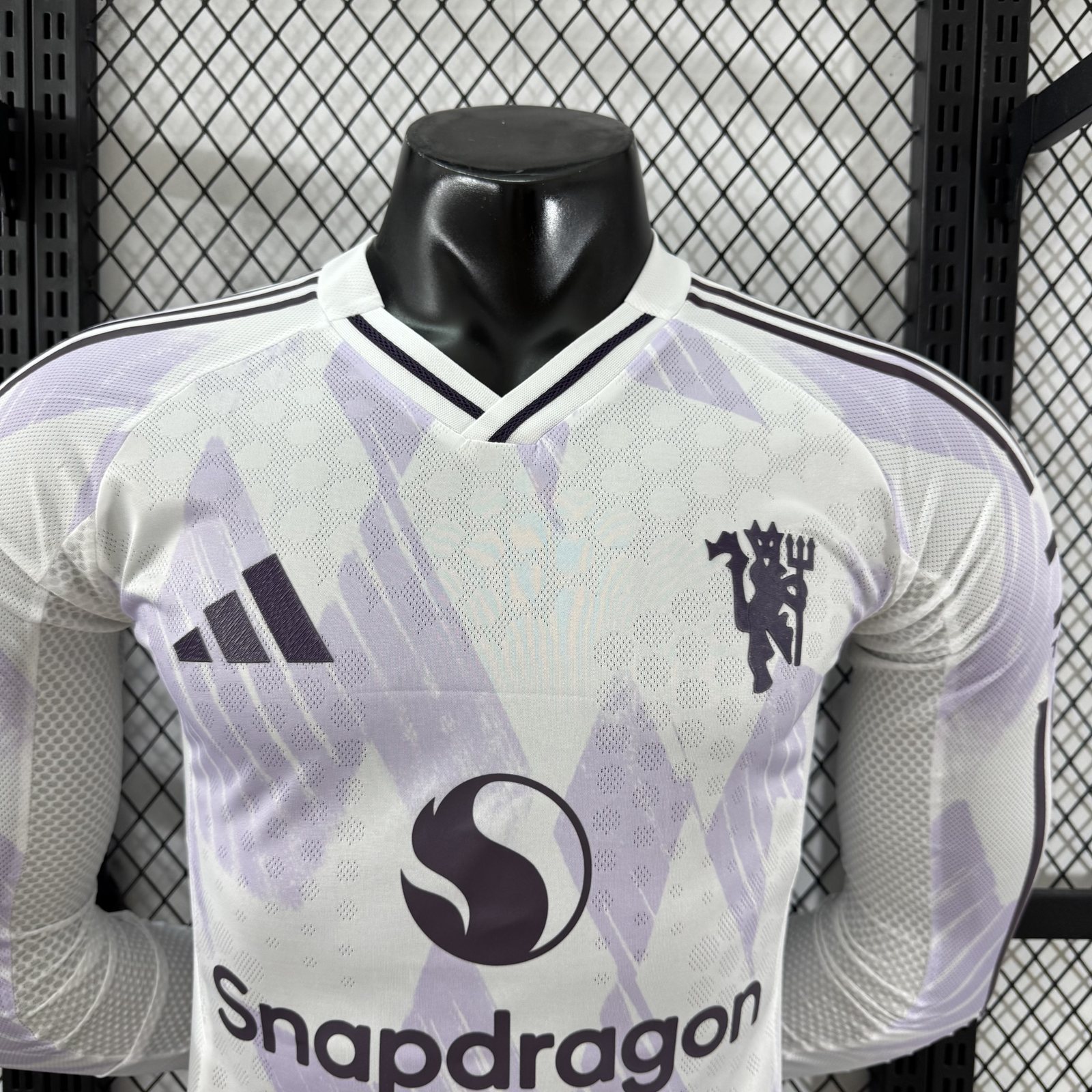 2025-26 Manchester City Away Long-Sleeve Jersey – Player Version