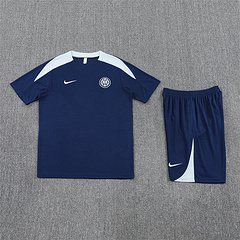 2025-26 Inter Milan Royal Blue Short Sleeve Training Jersey
