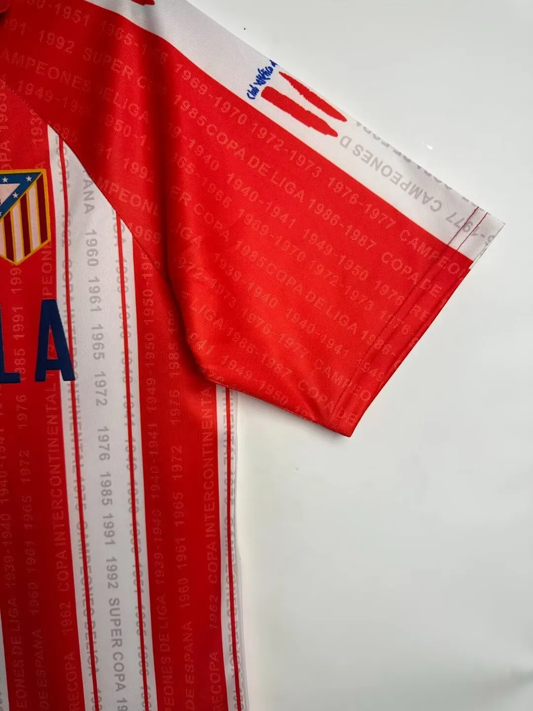 1995-96 Atletico Madrid Home Retro Jersey
