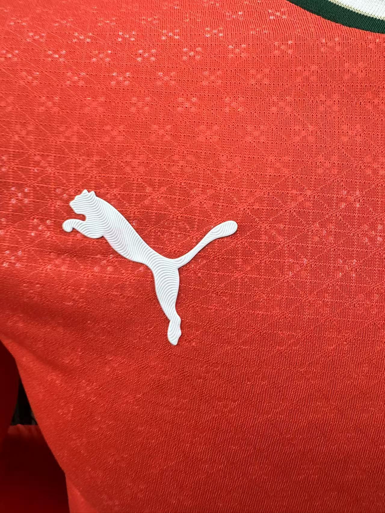 2025-26 Portugal Home Long-Sleeve Jersey - Player Version