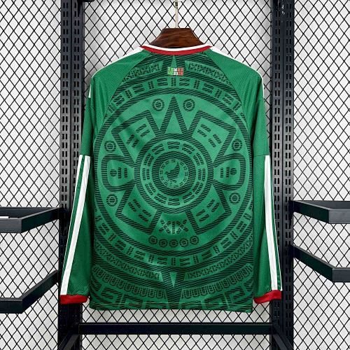 2026 Mexico Long-Sleeve Home Jersey - Fan Edition