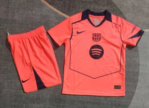 2025-26 Barcelona Second Away Jersey - Kids
