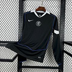2025-26 Chelsea Away Long-Sleeve Kit - Fan Edition