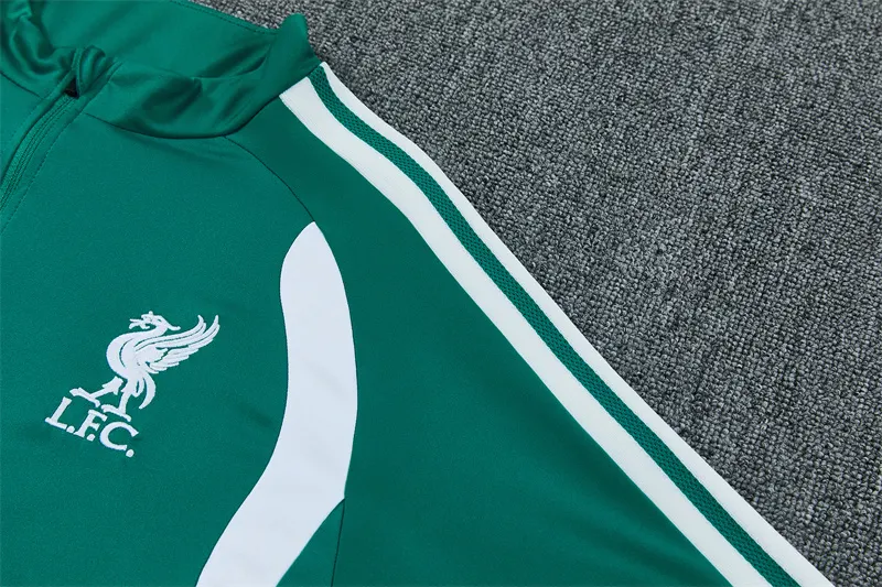 2026-27 Liverpool Green Half-Zip Training Kit