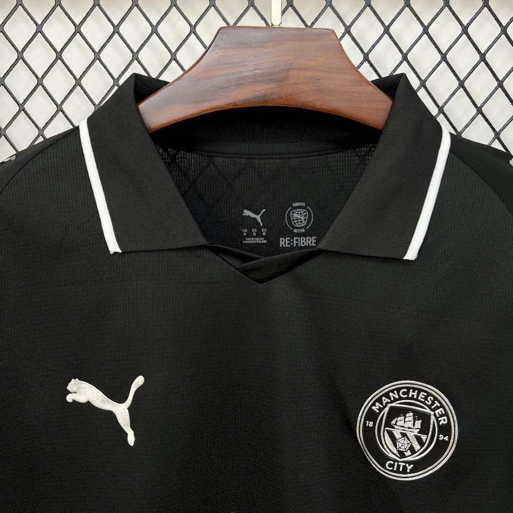 2025-26 Manchester City Away Long-Sleeve Kit – Fan Edition