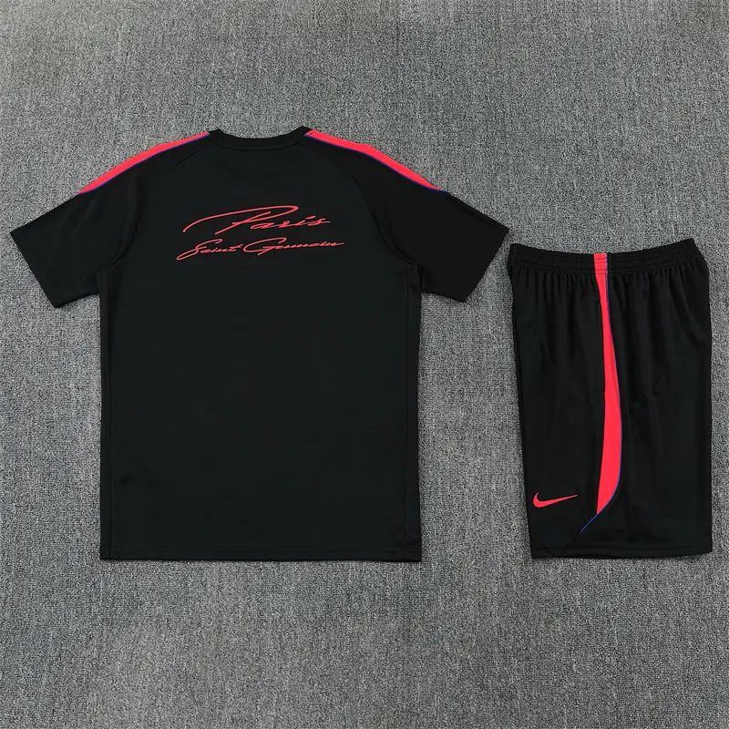 2026-27 Paris Black Short-Sleeve Training Jersey